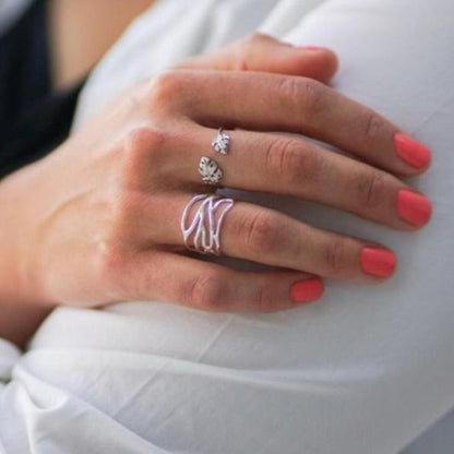 Ring Nature - Sterling Silver Nature-Inspired Ring