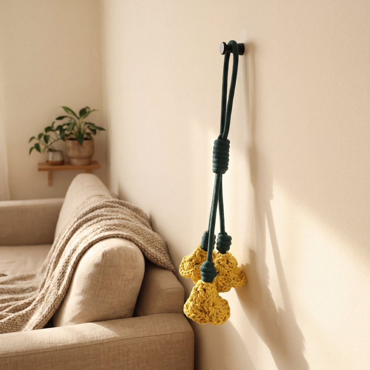 Miss Yellow: Daylily Tug Snuffle Tug Toy
